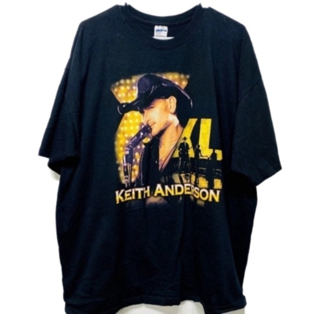 Keith Anderson Country Music Tour Concert Band 2XL Short Sleeve Shirt